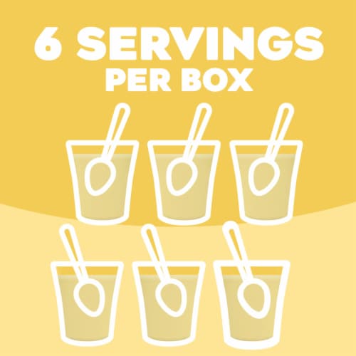 Jell-O Banana Cream Instant Pudding & Pie Filling Mix Perspective: top