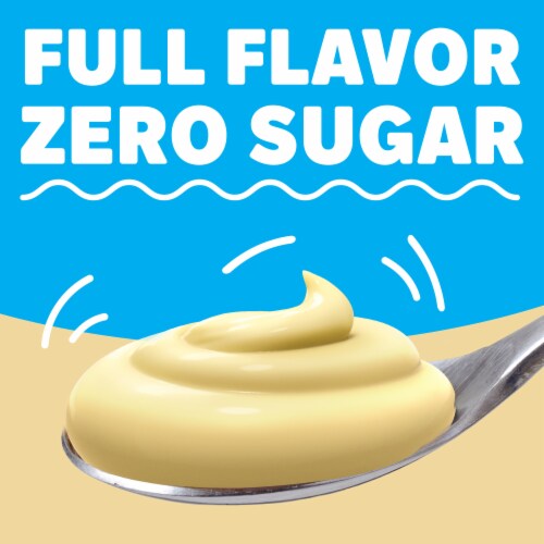 Jell-O Zero Sugar Vanilla Flavor Instant Pudding & Pie Filling Perspective: top