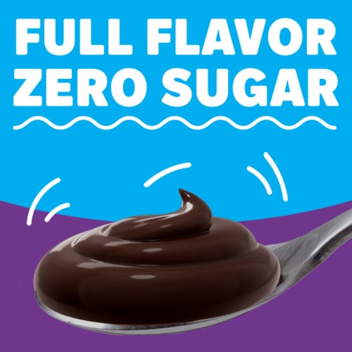 Jell-O Zero Sugar Chocolate Fudge Instant Pudding & Pie Filling Perspective: top