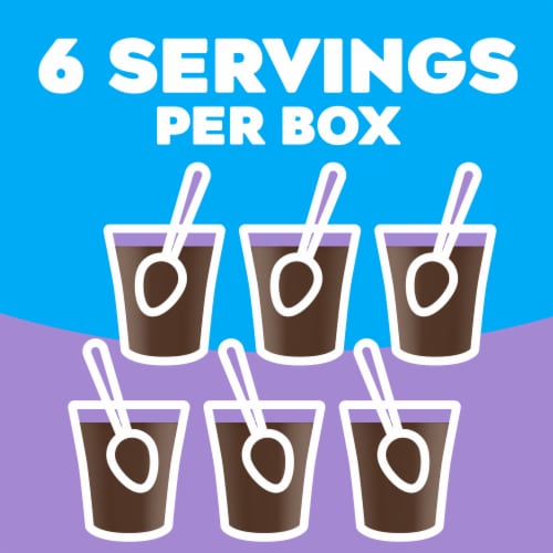 Jell-O Chocolate Sugar Free & Fat Free Instant Pudding & Pie Filling Mix Perspective: top