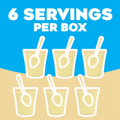JELL-O Zero Sugar Vanilla Flavor Instant Pudding & Pie Filling, Box Perspective: top