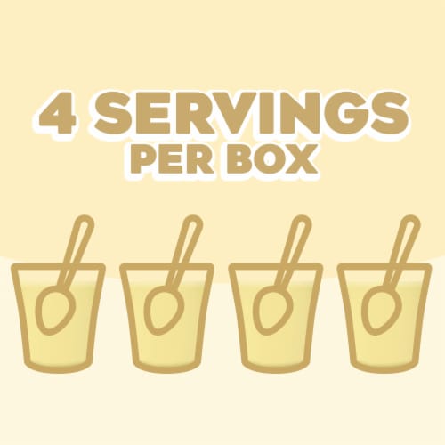 Jell-O Cook & Serve Vanilla Pudding & Pie Filling Mix Perspective: top
