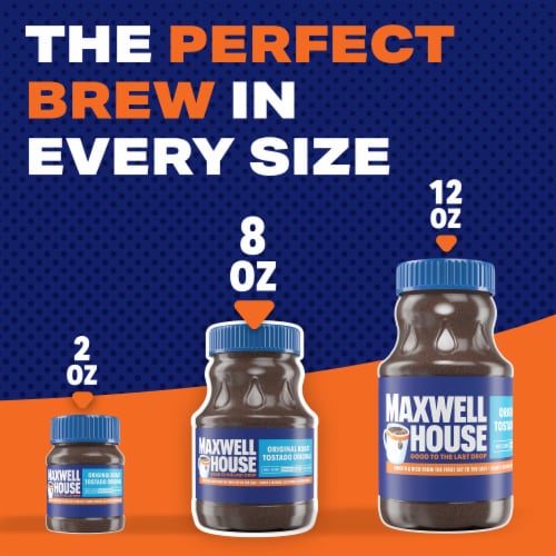 Maxwell House The Original Roast Instant Coffee Perspective: top