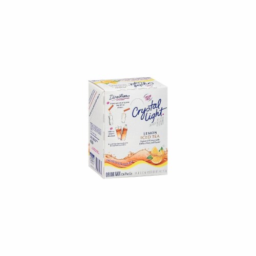 Crystal Light® On the Go, Iced Tea, 0.16 oz Packets, 30/Box GEN00757 Perspective: top