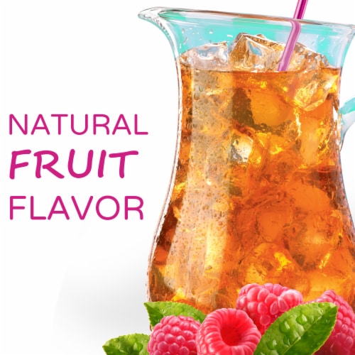 Crystal Light Raspberry Ice Artificially Flavored Powdered Drink Mix, Pitcher Packets Perspective: top