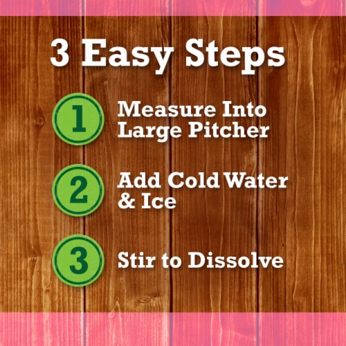 Country Time Pink Lemonade Naturally Flavored Powdered Drink Mix Perspective: top