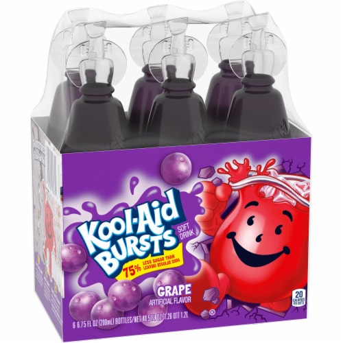 Kool Aid Bursts Grape Kids Drink Perspective: top