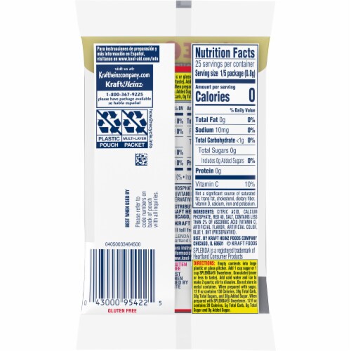 Kool-Aid Zero Sugar Cherry Drink Mix Packet Value Pack, 5 Packets