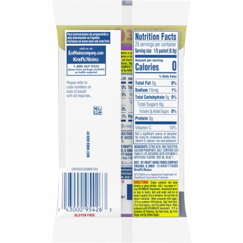 Kool-Aid Zero Sugar Grape Drink Mix Packet Value Pack Perspective: top