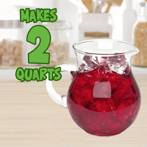 Kool Aid Unsweetened Strawberry Kiwi Powdered Soft Drink Mix Packet Perspective: top
