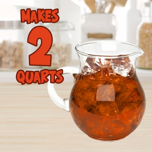 Kool Aid Unsweetened Orange Powdered Soft Drink Mix Packet Perspective: top
