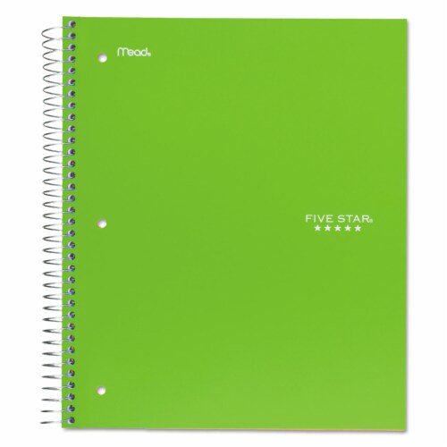 Five Star® College-Ruled 1-Subject Notebook Perspective: top