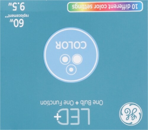 GE LED Color Lightbulb Perspective: top