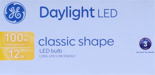 GE Daylight LED Classic Day Light Bulb Perspective: top