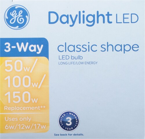 GE Daylight LED Classic Shape Bulb Perspective: top