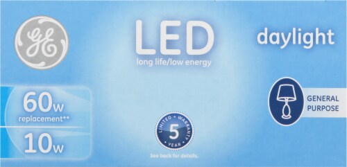GE 10-Watt (60-Watt) A19 LED Light Bulb Perspective: top