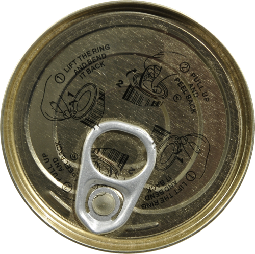 Native Forest Organic Canned Pineapple Slices Perspective: top