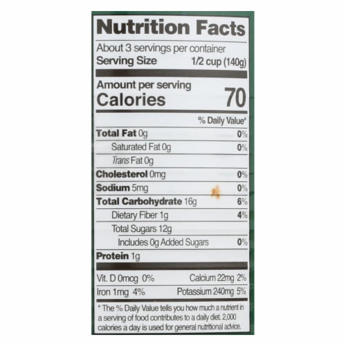 Native Forest Organic Papaya Chunks - Case Of 6 - 14 Oz. Perspective: top