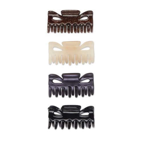Scunci® Medium Claw Clips Perspective: top
