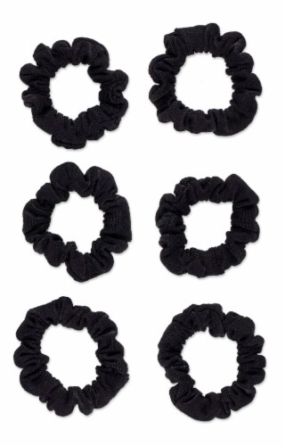 Scunci® Effortless Beauty Mini Shiny Thermal Twisters - Black Perspective: top