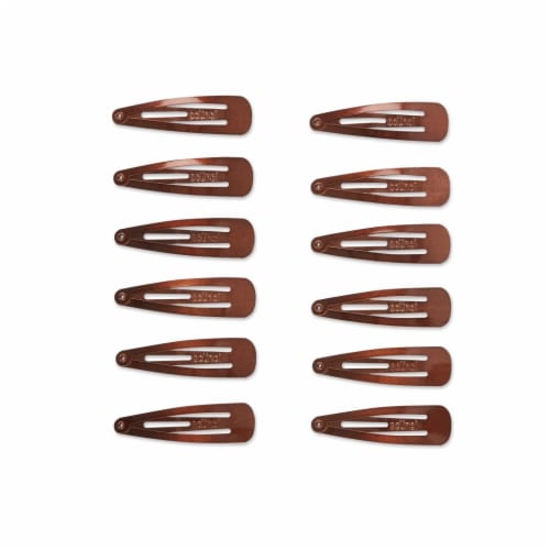 Scunci® Effortless Beauty Brown Clippies Perspective: top
