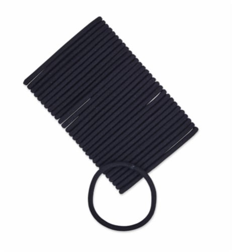 Scunci® No Damage Elastics - Black Perspective: top