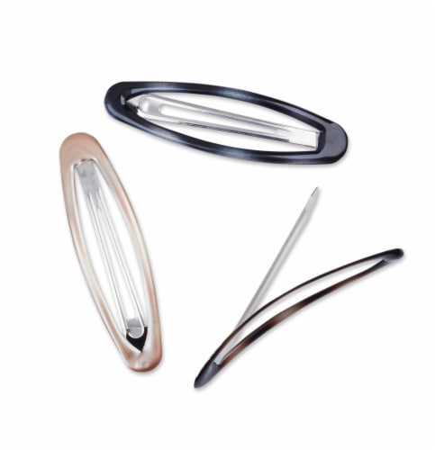 Scunci® No-Slip Grip Snap Hair Clips Perspective: top