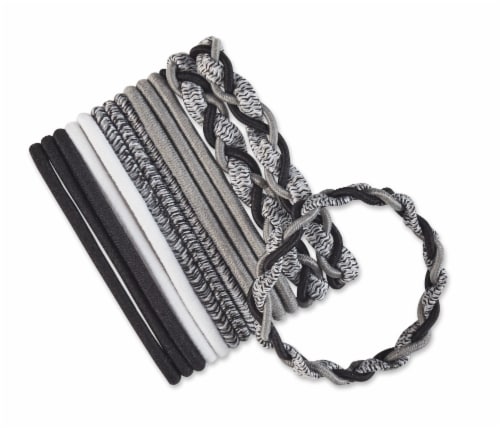 Scunci® No Damage® Mixed Elastic Hair Ties Perspective: top
