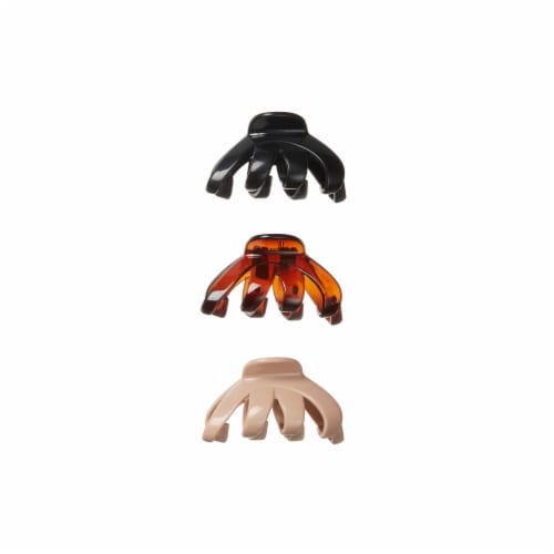 Scunci® All Hair All Day Hold Jaw Hair Clips Perspective: top