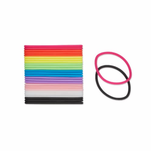 Scunci® No-Slip Grip® Hair Ties - Assorted Perspective: top