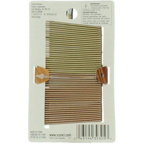 Scunci® Color Match Bobby Pins - Blonde Perspective: top