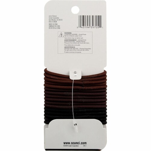 Scunci Color Match No Damage Brunette Sruper Stretch Perspective: top