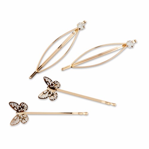 Scunci® Real Style Hair Clips Perspective: top