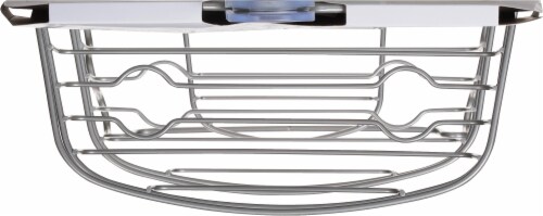 Zenna Home Shower Caddy - Satin Nickel Perspective: top