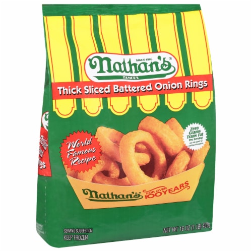 Nathan's Famous Onion Rings 16 oz Perspective: top