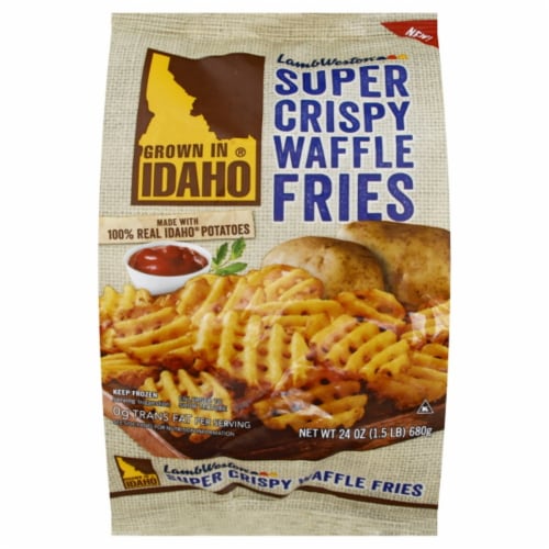 Lamb Weston Grown in Idaho® Crispy Waffle Fries Perspective: top