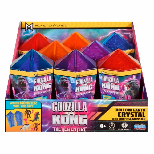 Playmates Toys Godzilla x Kong Crystal with Mini Figure Perspective: top