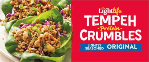 Lightlife™ Original Tempeh Protein Crumbles Perspective: top