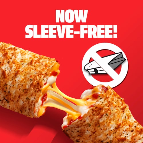 Hot Pockets Four Cheese Pizza Frozen Snacks in an Italian Style Seasoned Crust Pizza Snacks Perspective: top