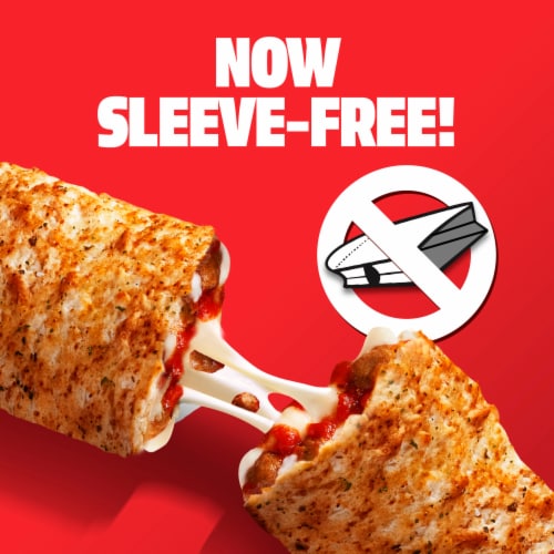 Hot Pockets Italian Style Meatballs and Mozzarella Frozen Snacks Perspective: top