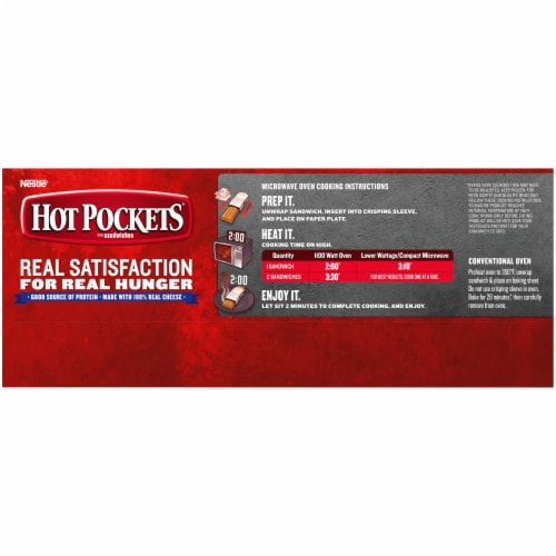 Hot Pockets Pepperoni Pizza Frozen Snack Sandwiches Perspective: top