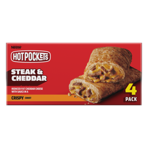Nestle® Hot Pockets® Crispy Crust Steak and Cheddar Sandwich Perspective: top