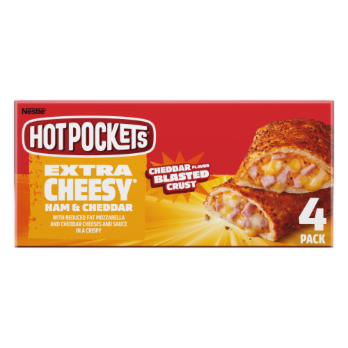 Nestle® Hot Pockets® Cheddar Blasted Ham and Cheddar Sandwich Perspective: top