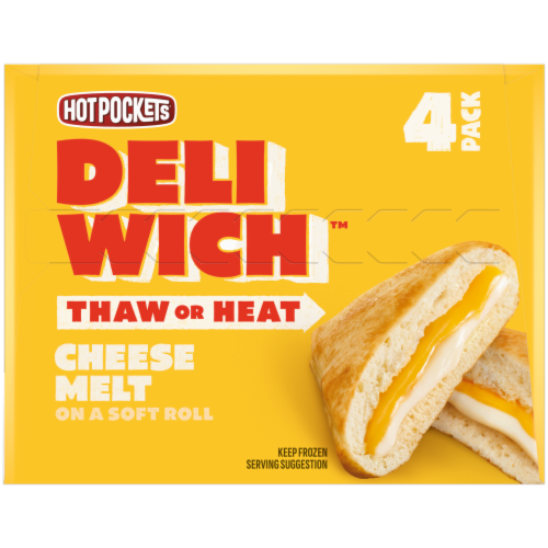 Hot Pockets Deliwich™ Cheese Melt Sandwiches Perspective: top