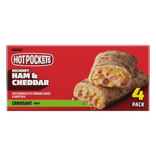 Nestle® Hot Pockets® Croissant Crust Ham and Cheddar Sandwich Perspective: top