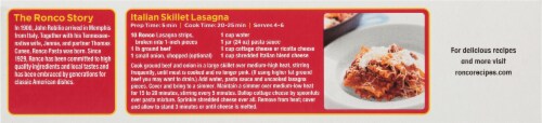 Ronco® Lasagna Noodles Perspective: top