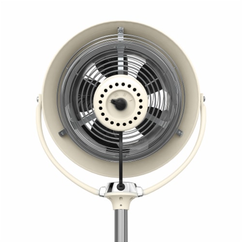 Vornado VFAN Sr. Vintage Pedestal Fan - Vintage White Perspective: top
