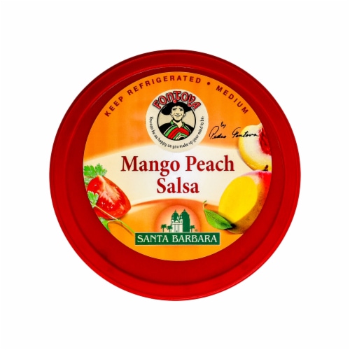 Fontova® Medium Mango Peach Salsa Perspective: top