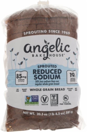 Angelic Bakehouse® Sprouted Reduced Sodium Whole Grain Bread Perspective: top