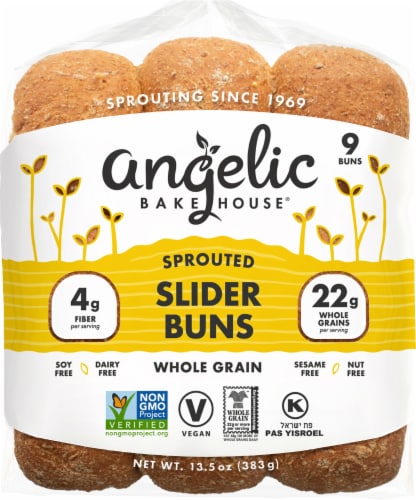 Angelic Bakehouse® 7 Sprouted Whole Grains Dinner Rolls Perspective: top